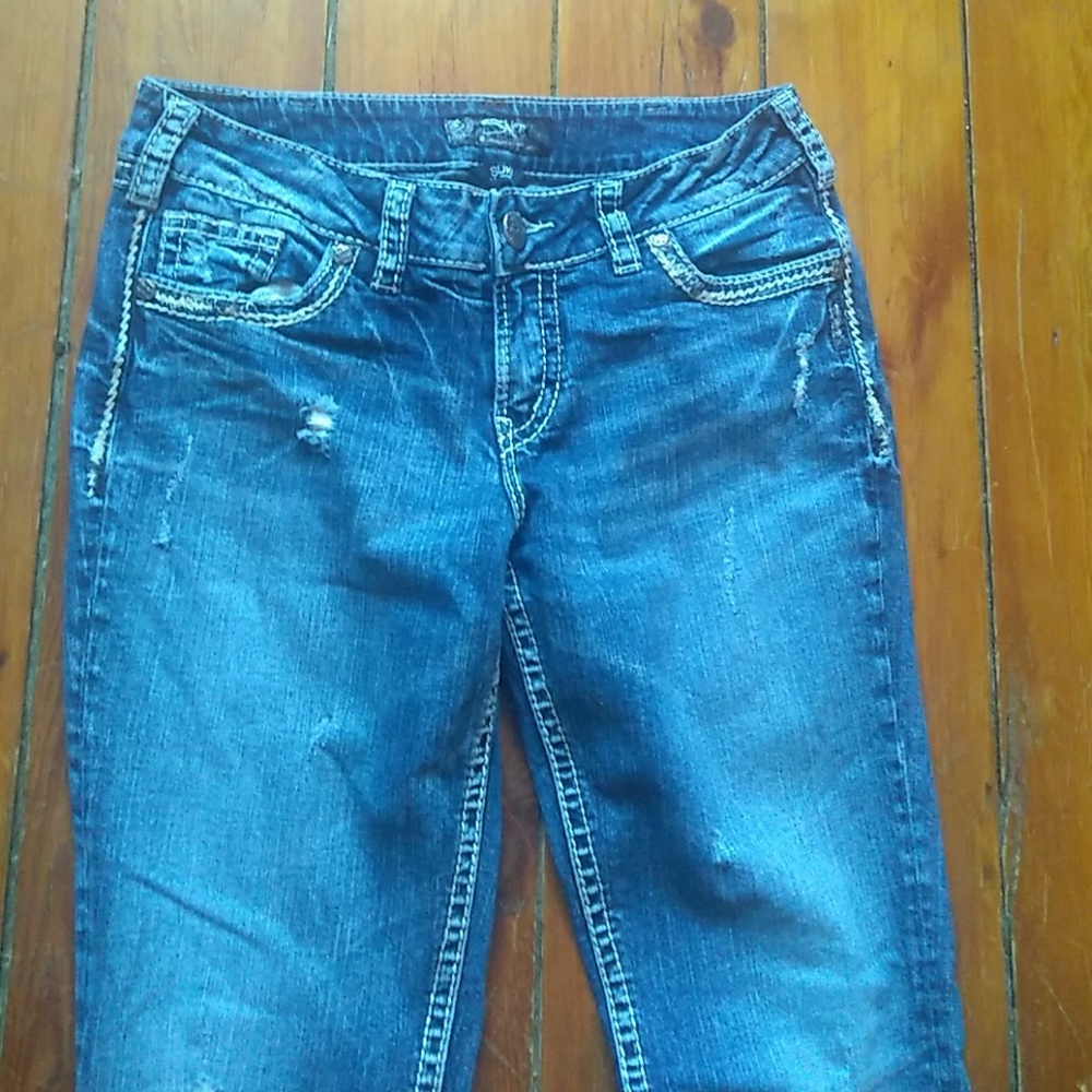 Silver jeans